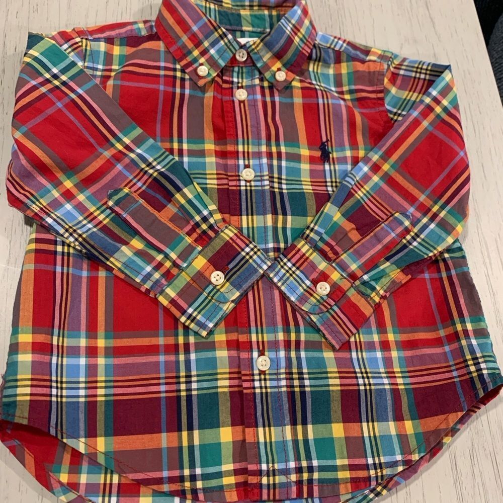 Ralph Lauren Kids Multicolor Plaid Button-Down Shirt Boys